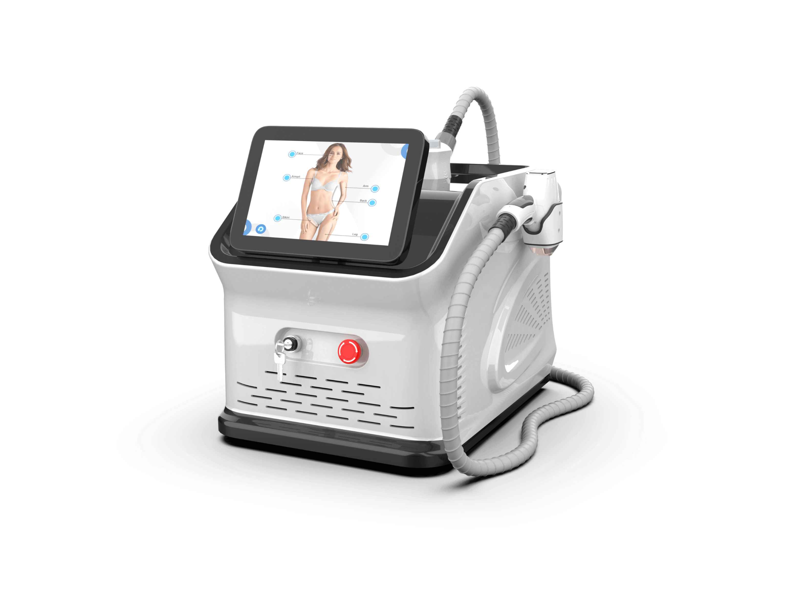 755nm+808nm+940nm+1064nm Portable Diode Laser Hair Removal Machine