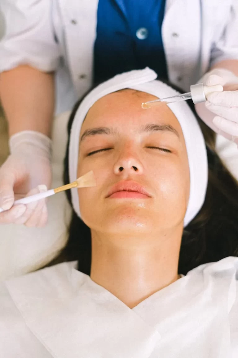 A women doing skin rejuvenation